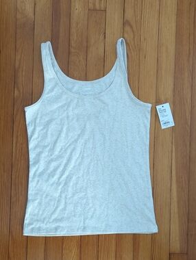 Sonoma Lightweight Scoop Neck Tank Top - Oatmeal